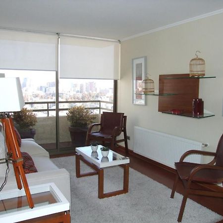 Bellavista Departamento Amoblado Appartamento Santiago del Cile Camera foto