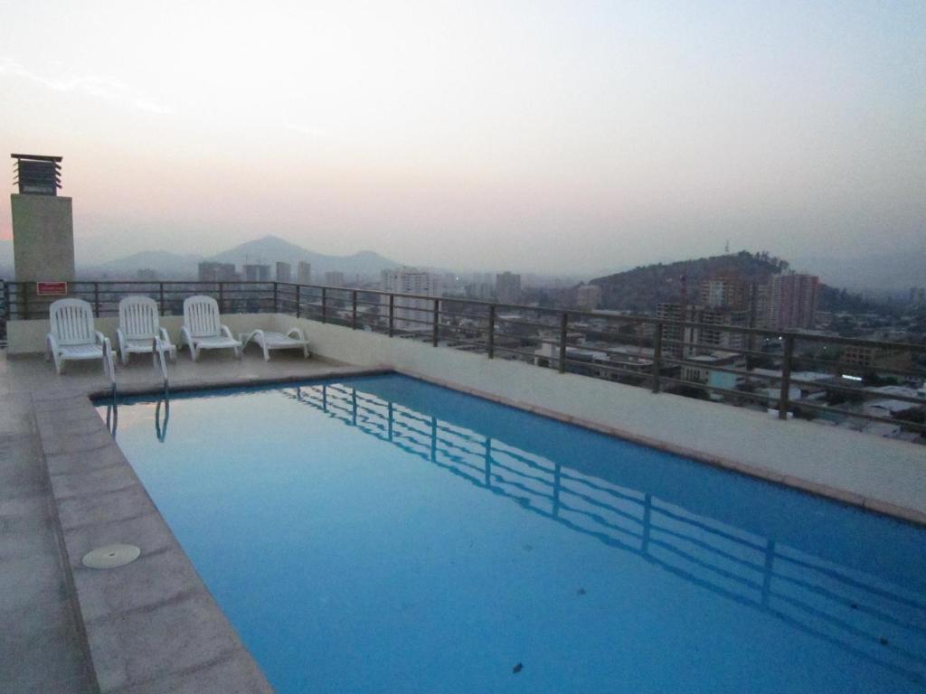 Bellavista Departamento Amoblado Appartamento Santiago del Cile Camera foto