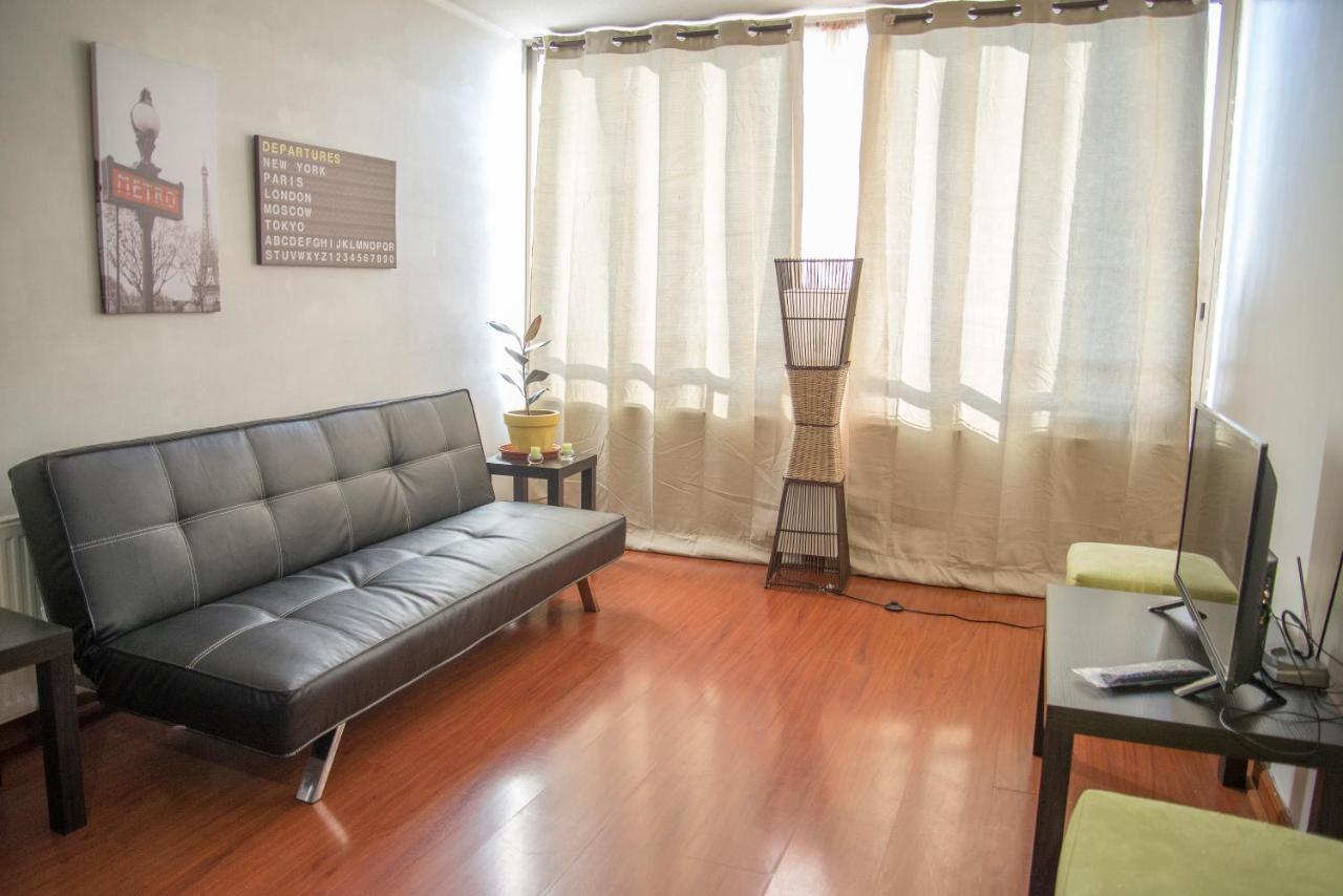Bellavista Departamento Amoblado Appartamento Santiago del Cile Esterno foto